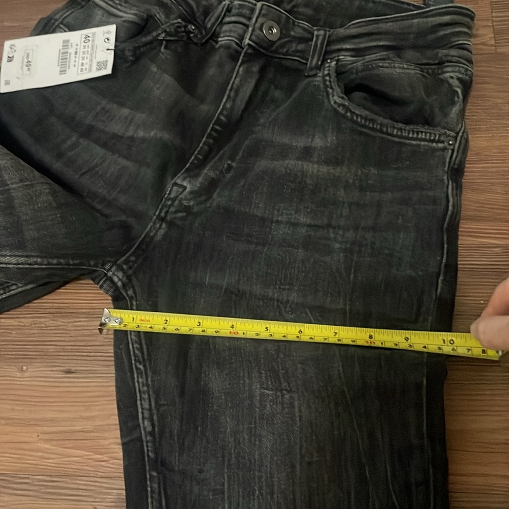 Zara Men's Black Wash Jeans,EU 40/US 31 waist!NWT - Picture 10 of 10